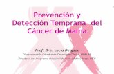 Prevención y Detección Temprana del Cáncer de Mama