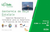 Geotermia de Baja Entalpía - fisica.unah.edu.hn
