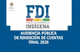 AUDIENCIA PÚBLICA DE RENDICIÓN DE CUENTAS FINAL 2020