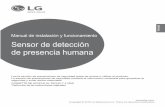 Manual de instalación y funcionamiento Sensor de detección ...