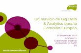 Un servicio de Big Data & Analytics para la Comisión Europea