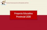 Proyecto Curricular Provincial