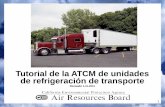 Tutorial de la ATCM de unidades de refrigeración de transporte