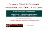 Programa Oficial de Postgrado: PATRIMONIO HISTÓRICO Y …