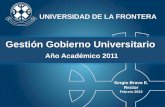 Gestión Gobierno Universitario - UFRO