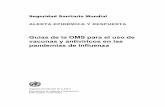Guías de la OMS para el uso de vacunas y antivíricos en ...