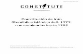 Constitución de Irán (República Islámica del), 1979, con ...