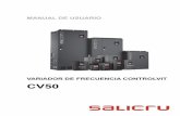 VARIADOR DE FRECUENCIA CONTROLVIT CV50