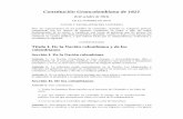 Constitución Grancolombiana de 1821 - ConstitutionNet