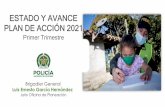 ESTADO Y AVANCE PLAN DE ACCIÓN 2021 - oas.policia.gov.co