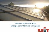 Informe Mercado 2016 Energía Solar Térmica en España