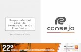 Responsabilidad penal del Profesional en Cs Económicas.