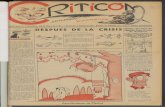 El Criticón : semanario humorístico del 22 de mayo de 1937