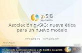Asociación gvSIG: nueva ética para un nuevo modelo
