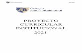 PROYECTO CURRICULAR INSTITUCIONAL 2021 - AR
