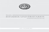 Revista Estudios univErsitarios