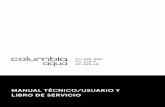 MANUAL TÉCNICO/USUARIO Y LIBRO DE SERVICIO