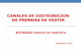 CANALES DE DISTRIBUCION DE PRENDAS DE VESTIR