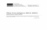 Resumen Ejecutivo Plan Estrat g ico 2011-2015 19 Oct (PND)
