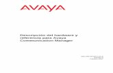 Descripción del hardware y referencia para Avaya ...