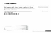 Manual de instalación R32 or R410A - Toshiba Aire