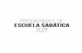 Programas de ESCUELA SABÁTICA 2021 - Fustero