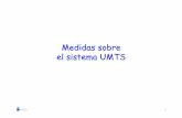 Medidas sobre el sistema UMTS