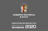 EJECUCIÓN DE PROYECTOS RENDICIÓN DE CUENTAS 2020