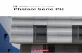 Sistemas de celosías Phalsol Serie PH