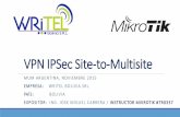 VPN IPSec Site-to-Multisite - MikroTik