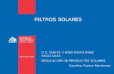 FILTROS SOLARES - ISPCH