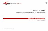 DVR 4MP - secucore.com.mx