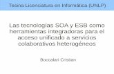 Las tecnologías SOA y ESB como herramientas integradoras ...