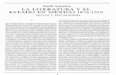 Adolfo Castañón LA L-ITERATURA EL ESTADO EN MÉXICO 1876 …