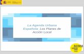 La Agenda Urbana Española: Los Planes de Acción Local