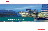 Tarifa - 2020