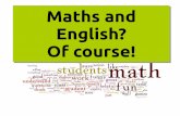 Maths and English? Of course! - Presentación