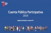 Cuenta Pública Participativa 2018 - Gobierno de Chile