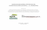 ESPECIFICACIONES TÉCNICAS DE CONSTRUCCIÓN (AYAPEL V. …