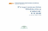 Programación Didáctica OBOE EEBB - Conservatorio de Baza