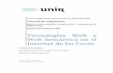 Tecnologías Web y Web Semántica en el - UNIR