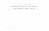 Appendix K Individual Professional Development Plan