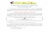 Protocolo menores urgencias hematológicas