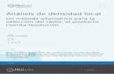 Análisis de densidad local - repositorio.filo.uba.ar