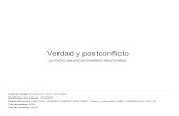 Verdad y postconflicto - repository.usta.edu.co