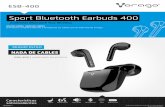 Sport Bluetooth Earbuds 400 - voragolive.com