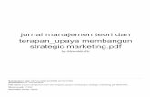 strategic marketing.pdf terapan upaya membangun jurnal ...