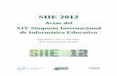 Actas del XIV Simposio Internacional de Informtica Educativa