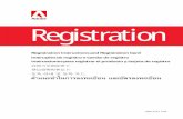 Adobe Registration