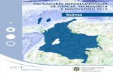 INDICADORES DEPARTAMENTALES DE CIENCIA, TECNOLOGÍA E ...